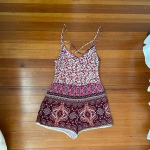 Patterned Romper